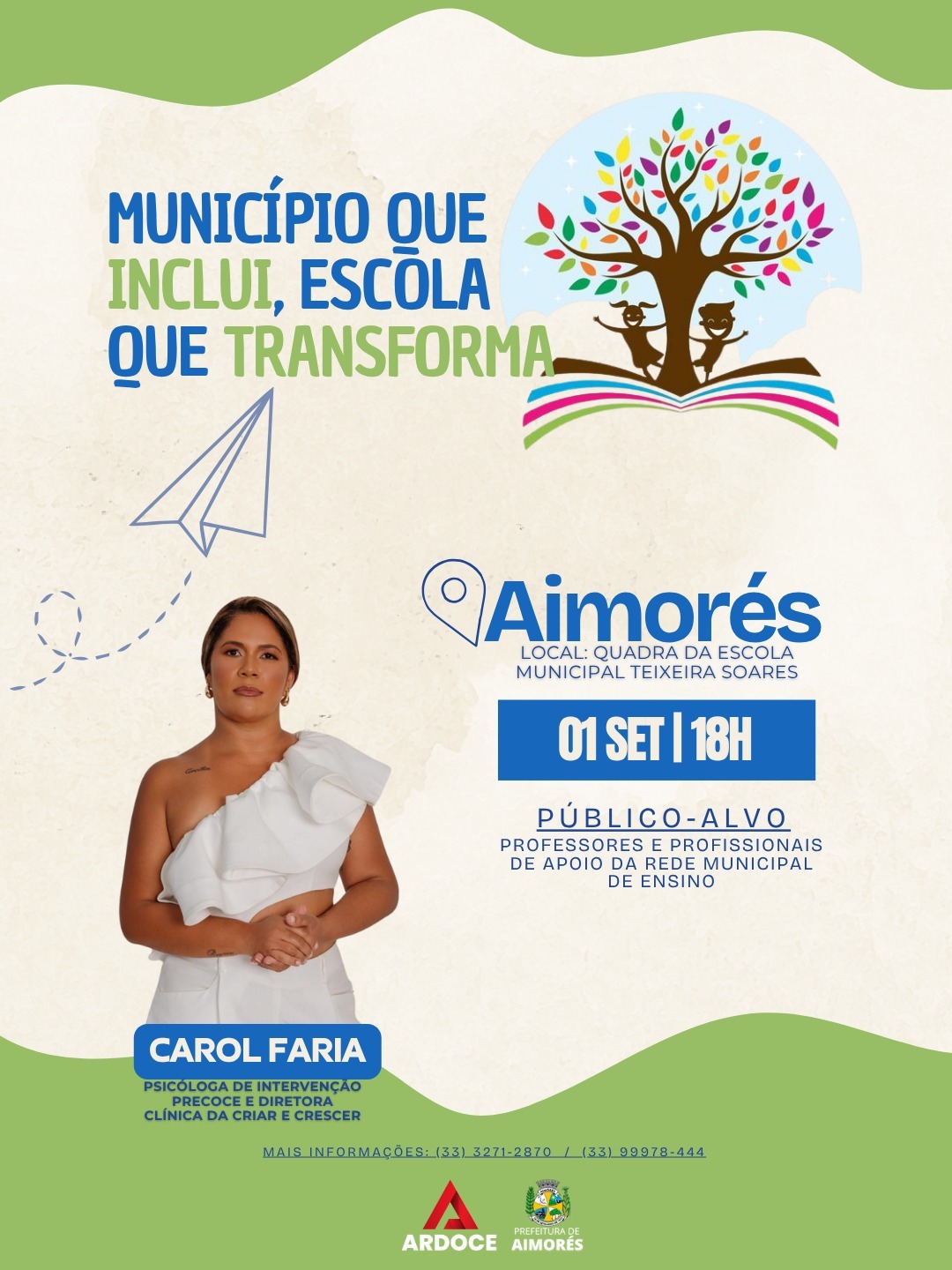 Palestra Município que Inclui, Escola que Transforma